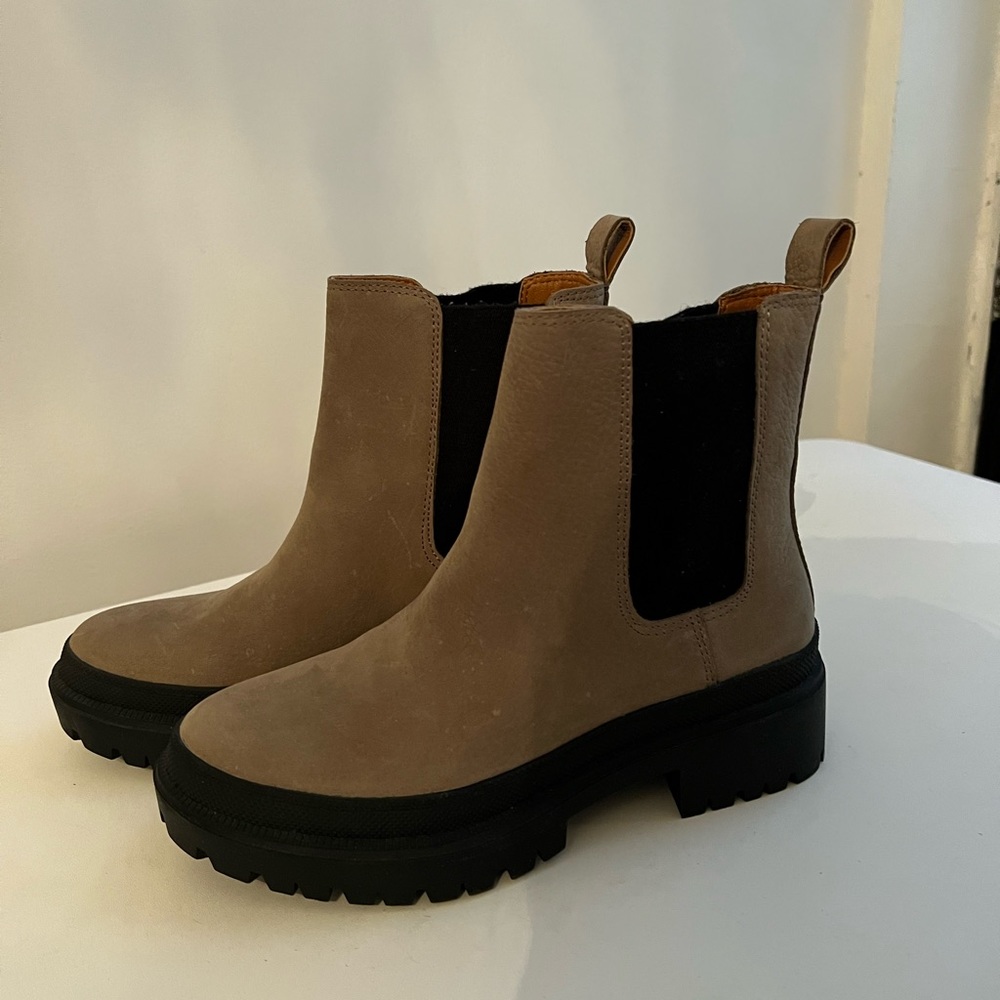 LIKE NEW: Lucky Suede Chunky Boots
